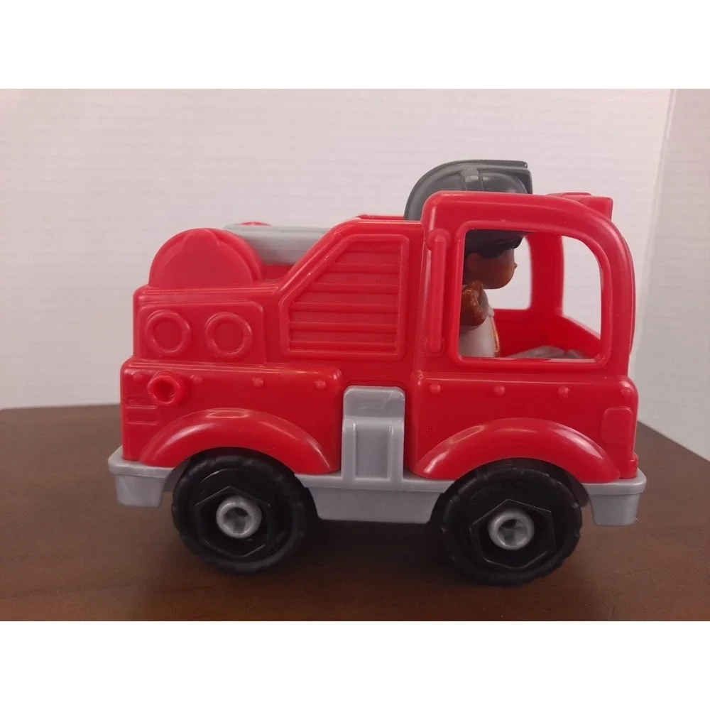 Little People To The Rescue Fire Truck Push Along Vehicle & Firefighter Figure